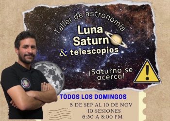 Egresado de Ingeniería invita a la comunidad universitaria a su taller “Luna, Saturno y telescopios”